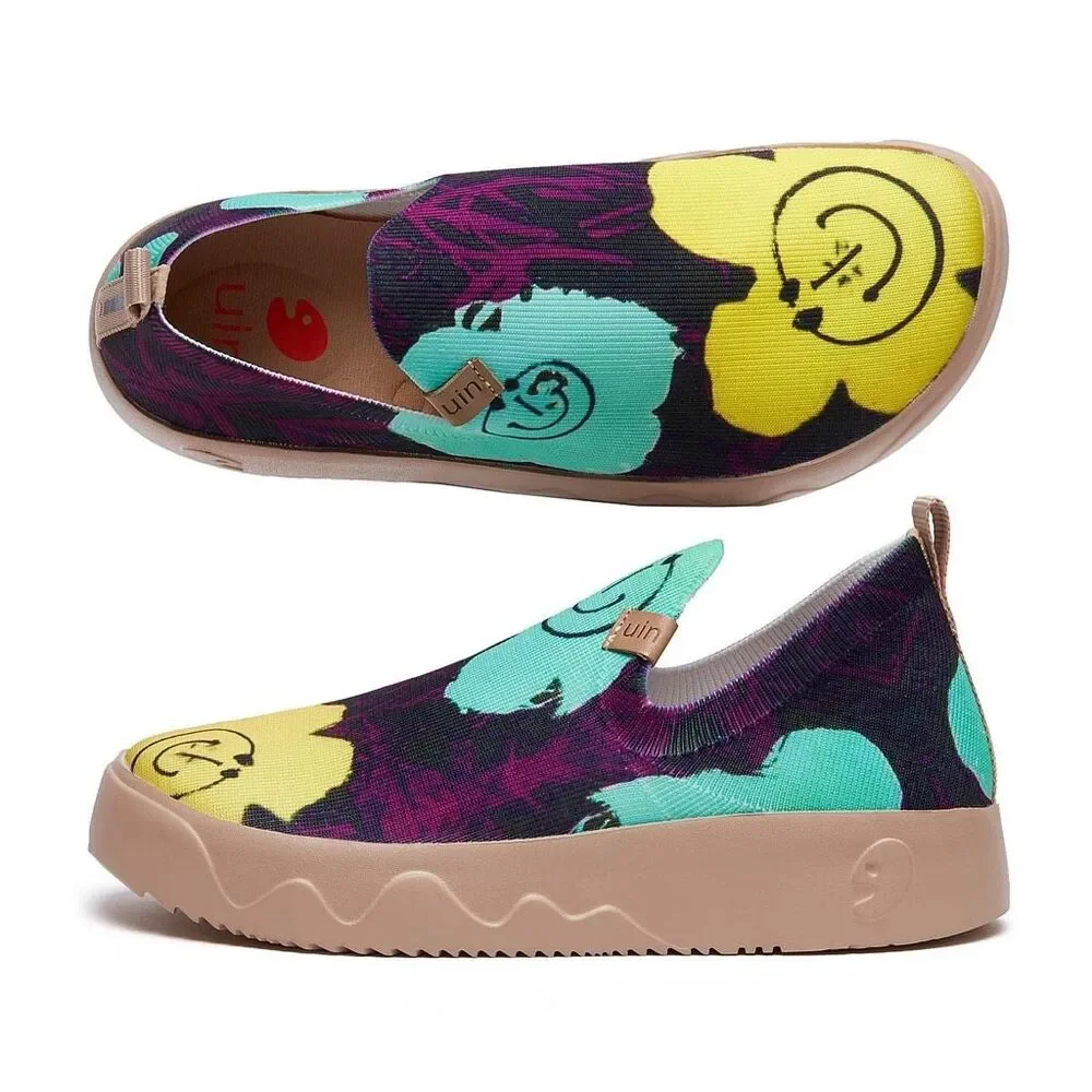 UIN Women's Travel Shoes Slip On Loafers Fuerteventura (Summer Lush 2)133